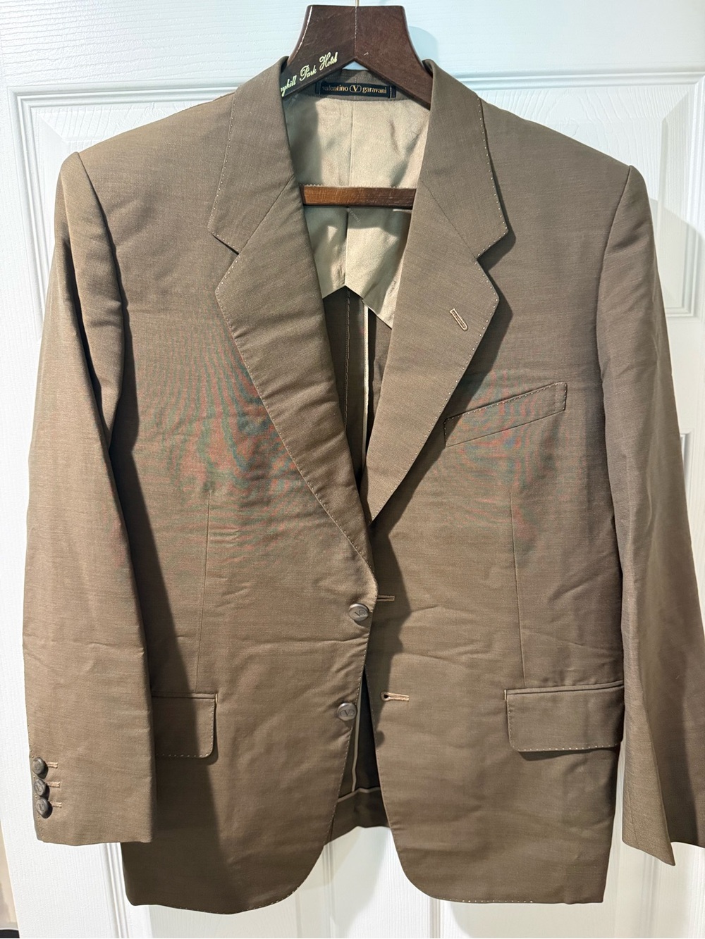 Vintage Valentino Garavani Men’s Blazer Jacket Olive Size 40S
